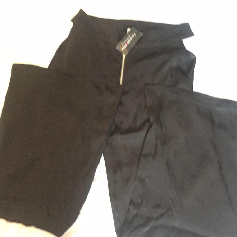 High waist  polyester pants